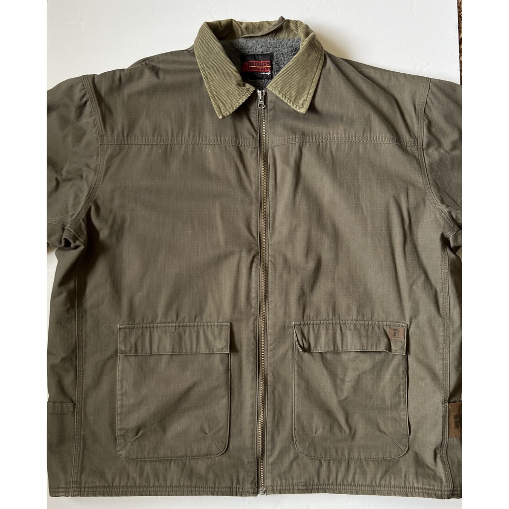 WRANGLER RIGGS WORKWEAR - Mens Ripstop Sherpa Lined Jacket - 2XT - XX-Large Tall